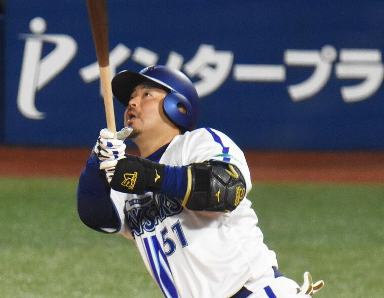 横浜ベイスターズの宮崎敏郎選手のバット - 野球