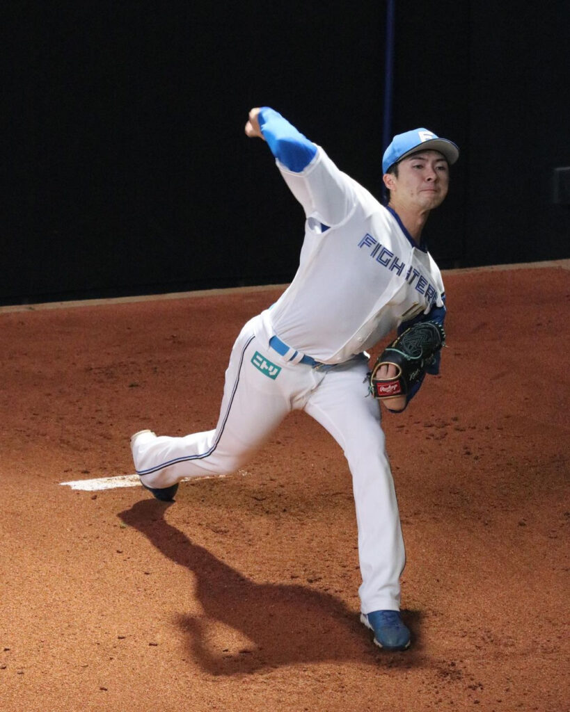 上沢直之 恵まれ ピンバッジ 北海道日本ハムファイターズ