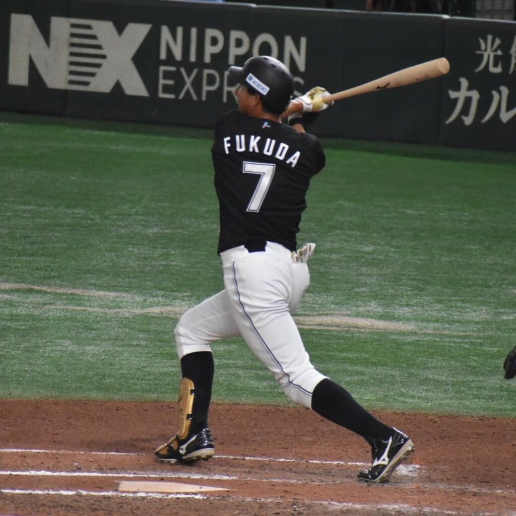 NPB 千葉ロッテマリーンズ 福田秀平選手使用バット - バット