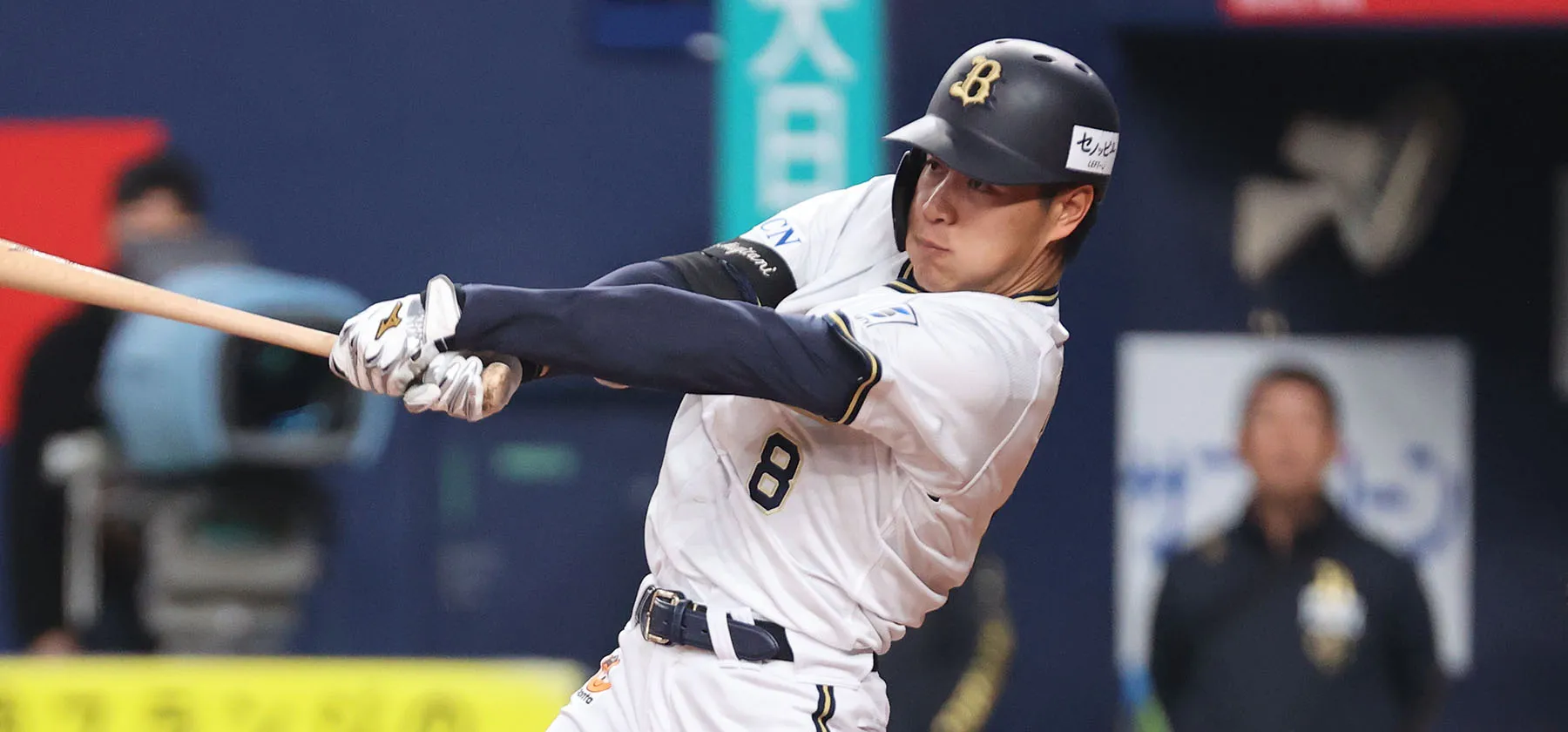 麦谷祐介 ミズノ バッティンググローブ